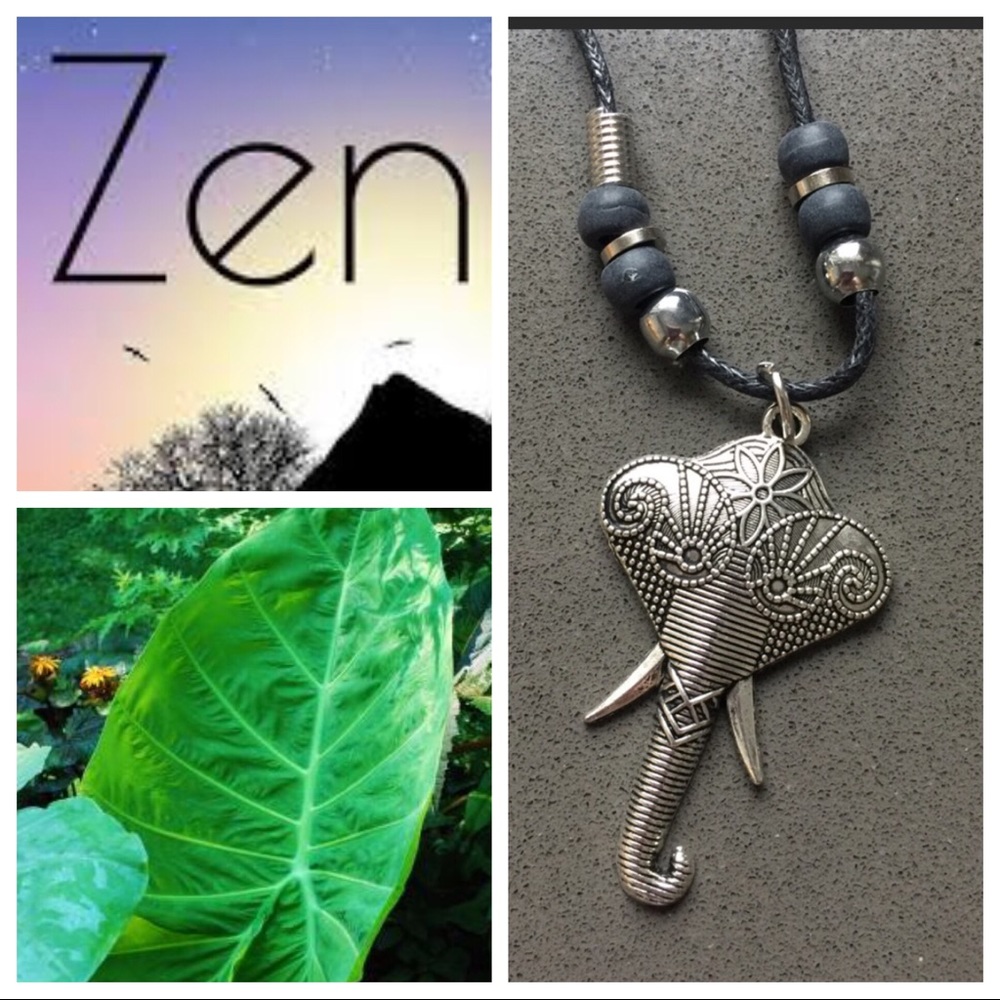 🐘 Boho Elephant Charm Necklace